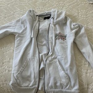 Cute vintage Hawaii beach coconut girl zip up hoodie🌺🌊 VOLCOM ZIP UP